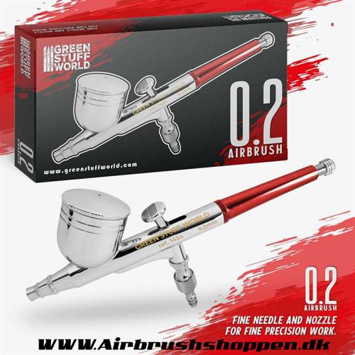 GSW Airbrush Pistol 0.2 mm - Green Stuff World